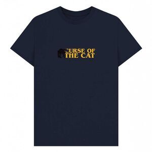 Apoh Unisex Adult Curse Of The Cat Pierce Archives T-Shirt / Navy Blue